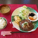 MOMO cafe - おろしハンバーグランチ(ご飯少なめ)