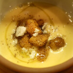 名前のないイタリア料理店 - 安納芋のクレマ ゴルゴンゾーラピカンテ