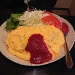 Domon - バターの香るオムライス♪　中身はネットリ系のチキンライス！めちゃウマい！