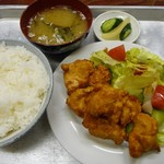 牛しっし亭 - からあげ定食(2012/09/01撮影)