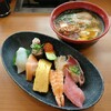 Muten Kurazushi - 人気にぎり･麺セット（770円）