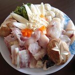 海鮮と地酒の店 ま心 - ふぐセットのふぐちり(4人前)