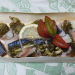 日本料理旬菜旬魚 花琳～かりん～ - お土産の鯖寿司　2011.2
