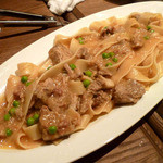 コルマータ - 豚肉のナポリ風ジェノヴェーゼ・パッパルデッレです。