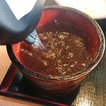 薮蕎麦 - 蕎麦湯