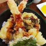 Shiki No Aji Hana No Ren - 海鮮天丼 大丼