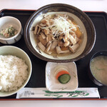 くまもと中央カントリークラブ - 揚げ鶏きのこあんかけ