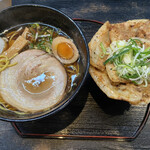 Kusatsutei - 醤油ラーメン＆豚カルビ丼並