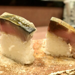 鮨処 多田 - 〆鯖棒寿司