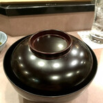 鮨処 多田 - 白子ラーメン 提供時