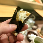 鮨処 多田 - 穴子の海苔巻