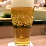 鮨処 多田 - 生ビール