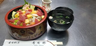 h Sushi Katsu - ランチ　ばらちらし　1100円