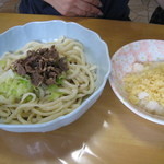 山のうどん屋 - 肉ぶっかけうどん（ポン酢味）