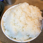 大島 - ライス大　200円   300g近くあると見ている。