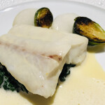 レストラン ラフィナージュ - 青森県産平目のヴァプール　ソースヴァンジョーヌ