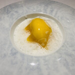 レストラン ラフィナージュ - 蜜柑のコンポート　チーズムースのラヴィオリ仕立て