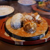 Hishimekitei - 超粗挽き炭火熟成牛ハンバーグ とろとろチーズソース Wサイズ