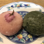 阿騎野新鮮野菜直売所 - 桜餅と草餅