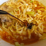 ラーメン二郎 - 赤酢投入～♪