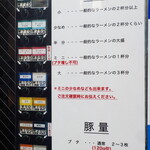 ラーメン二郎 - メニュー