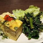 くいどころバー箸○ - 春菊の胡麻和え