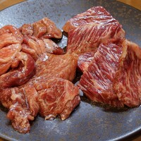 焼肉家げんちゃん - コメカミ、和牛特上ハラミ