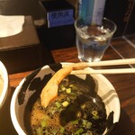 麺屋武蔵 武骨 - つけ汁の中にはメンマが入っています(21-02)