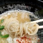 麺屋 天孫降臨 - 天降らー麺しお 自家製細麺