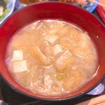 さくら本店 - (ﾗﾝﾁ)さくら定食 味噌汁　2021.2.12