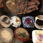定食の店 牛太郎 - カットステーキ定食　850円