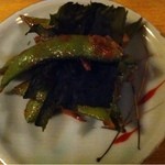 松江の味 郷土料理 出雲 川京 - 炙りワカメと変わり枝豆