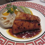 聖兆 - スズキの辛子ソース