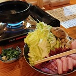 福島 桜屋 - メインのぶりしゃぶ鍋～♪