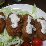 とんかつ新宿さぼてん - 料理写真:タルタルon牡蠣フライ