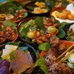 山ごぼう - 2012年9月：前菜、最初に出てきてびっくり！！遊び心満載。