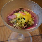 山ごぼう - 2012年9月：口直しの酢の物。