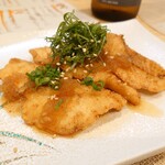 ツバメキッチン - 石ガレイの唐揚げ香味ソース