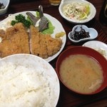 浅間 - 上ロース定食１３００円