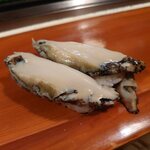 辰美寿し - 〆の鮑握り