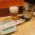 辰美寿し - 瓶ビールです