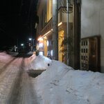 辰美寿し - 雪が凄いです