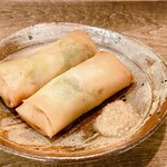 チムウォック - ホタテと春野菜の春巻き