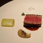 アカ - 島根県産黒毛和牛のヒレ肉　薪焼き