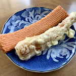 谷本うどん - 天ぷら@¥80-
      えび天、ちくわ天。
      えび天はとくにお買い得感あり＾＾