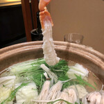 あしや - 蟹しゃぶに花が咲く