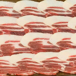 比良山荘 - ☆天然のイノシシ肉は牡丹の花なように彩りも美しい。