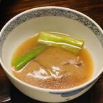 比良山荘 - ◎美味い出汁を吸った栃餅は絶品の味わい。