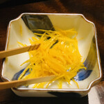 比良山荘 - ☆薬味で柚子を使う。