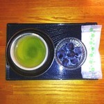 よね山 - 旬味寮よね山 食後のお茶と水菓子[ミサワホームセラミック三島大社町展示場編]